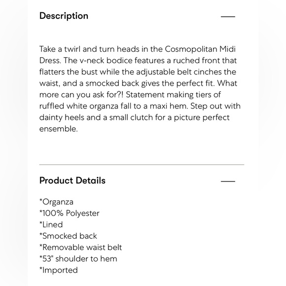 Show Me Your MuMu White Asymmetrical Dress - Picture 4 of 4